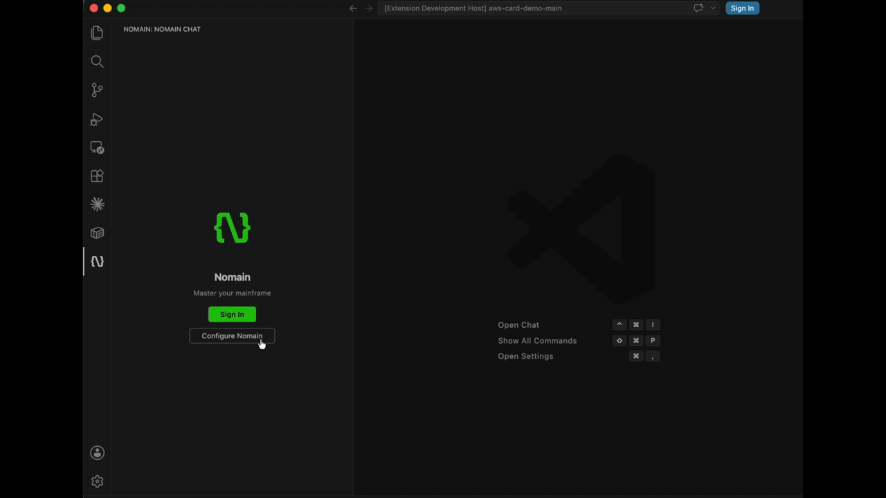 Nomain demo